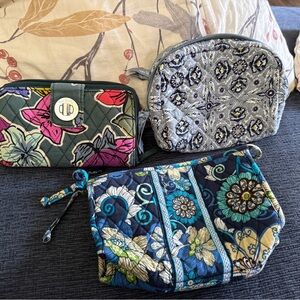Vera Bradley Wallet, Makeup bag and Pouch